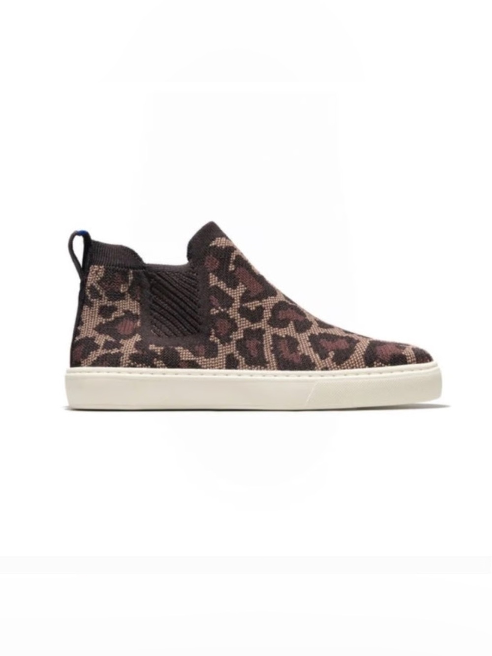 Rothy's Women’s 8 The Chelsea Leopard Wildcat Knit Hi Top Sneaker Boot Shoes